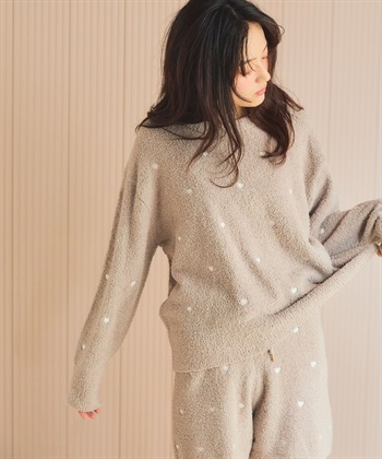 LAFUKU マシュマロニット ハートドット刺繍プルオーバー ルームウェア【LAFUKU/ラフク】※パンツ別売り_subthumb_8