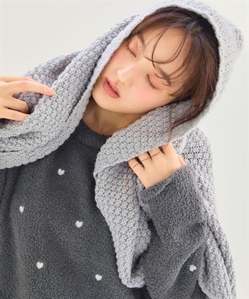 LAFUKU マシュマロニット ハートドット刺繍プルオーバー ルームウェア【LAFUKU/ラフク】※パンツ別売り_subthumb_20