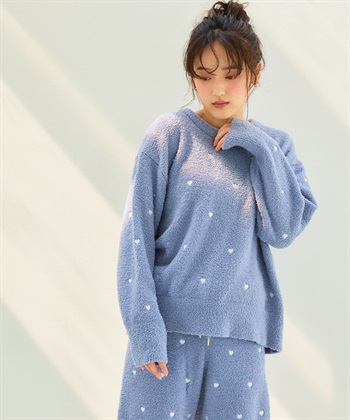 LAFUKU マシュマロニット ハートドット刺繍プルオーバー ルームウェア【LAFUKU/ラフク】※パンツ別売り_subthumb_26