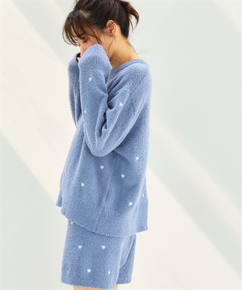 LAFUKU マシュマロニット ハートドット刺繍プルオーバー ルームウェア【LAFUKU/ラフク】※パンツ別売り_subthumb_27
