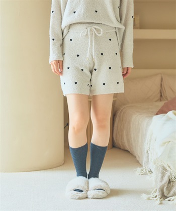 LAFUKU マシュマロニット ハートドット刺繍ショートパンツ ルームウェア【LAFUKU/ルームウェア】※トップス別売り_subthumb_5