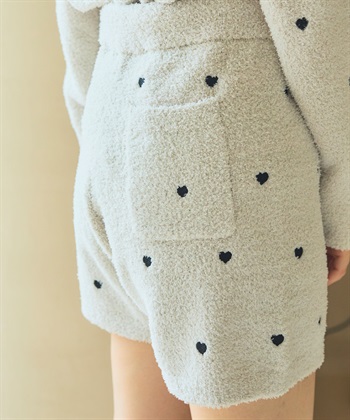 LAFUKU マシュマロニット ハートドット刺繍ショートパンツ ルームウェア【LAFUKU/ルームウェア】※トップス別売り_subthumb_9