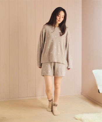 LAFUKU マシュマロニット ハートドット刺繍ショートパンツ ルームウェア【LAFUKU/ルームウェア】※トップス別売り_subthumb_19