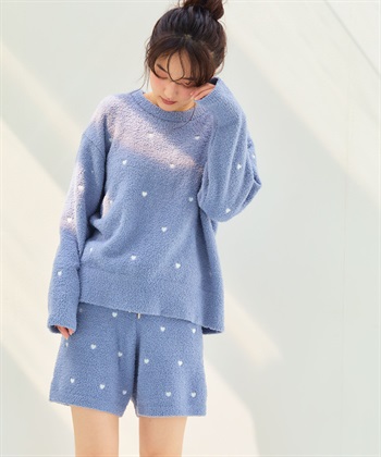 LAFUKU マシュマロニット ハートドット刺繍ショートパンツ ルームウェア【LAFUKU/ルームウェア】※トップス別売り_subthumb_27