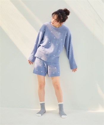 LAFUKU マシュマロニット ハートドット刺繍ショートパンツ ルームウェア【LAFUKU/ルームウェア】※トップス別売り_subthumb_29