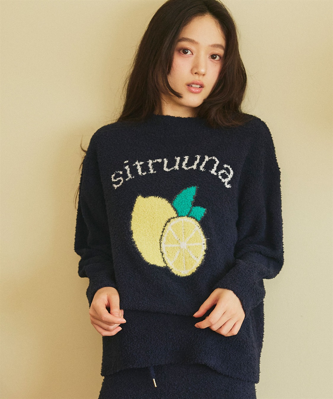 Life Style by cross marche 【LAFUKU/ラフク】もちふわマシュマロニットフルーツ刺繍トップス/ルームウェア◆洗濯可能◆（上下別売り）_sub_22