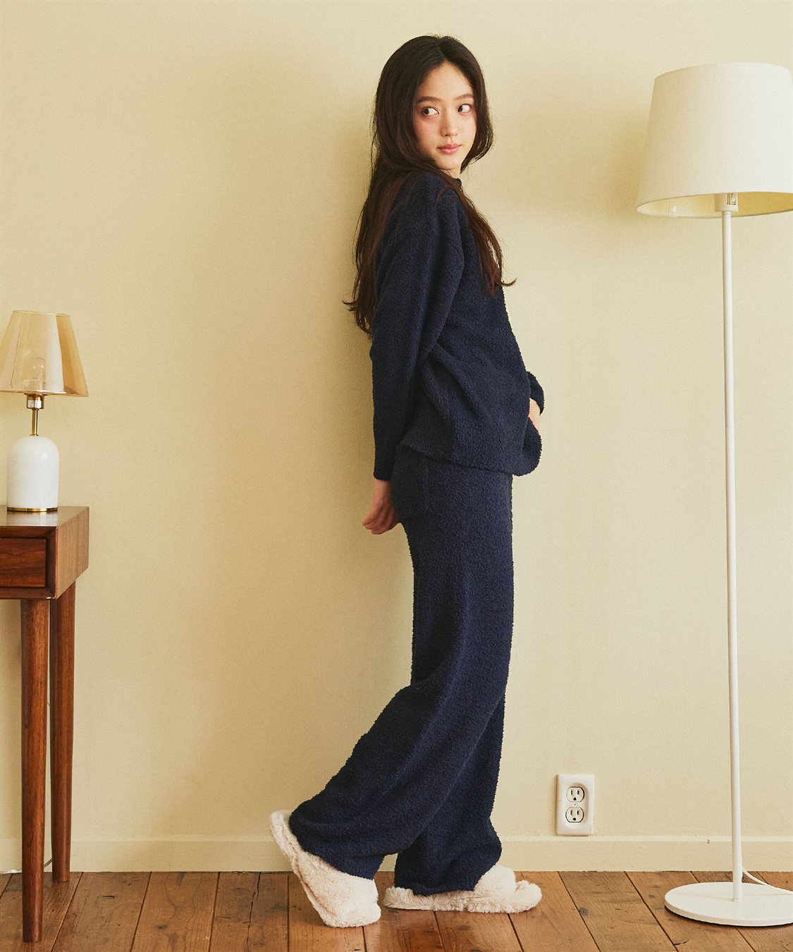 Life Style by cross marche 【LAFUKU/ラフク】もちふわマシュマロニットフルーツ刺繍トップス/ルームウェア◆洗濯可能◆（上下別売り）_sub_26