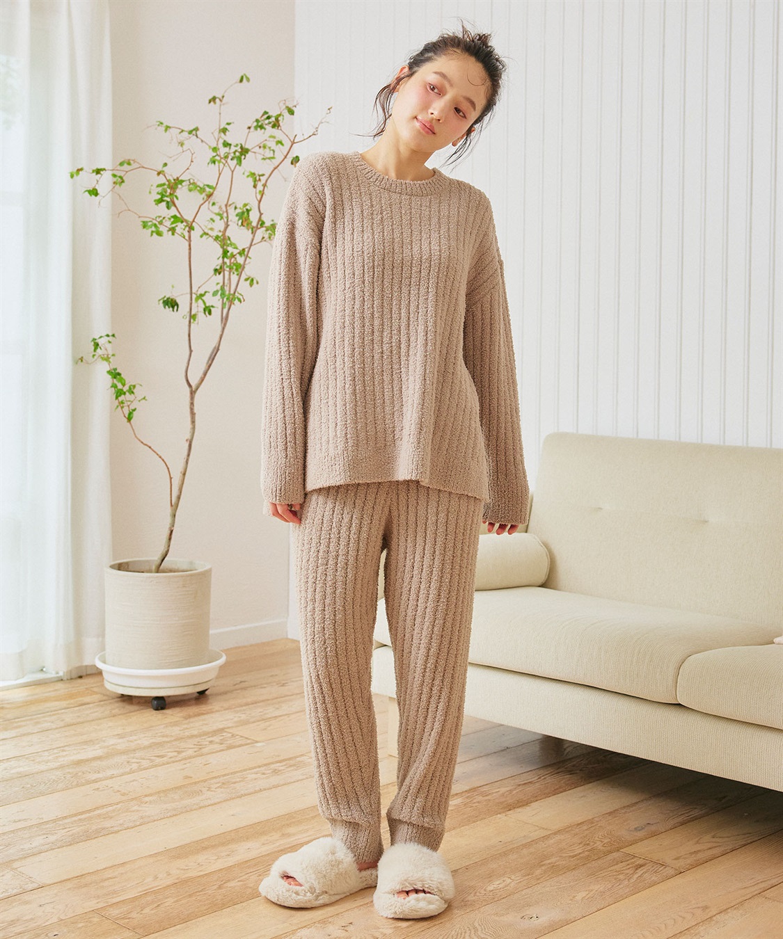 Life Style by cross marche 【LAFUKU/ラフク】腹巻き付きパジャマ パンツ×トップスルームウェアSET（上下セット）◆あったか・温活◆_sub_20