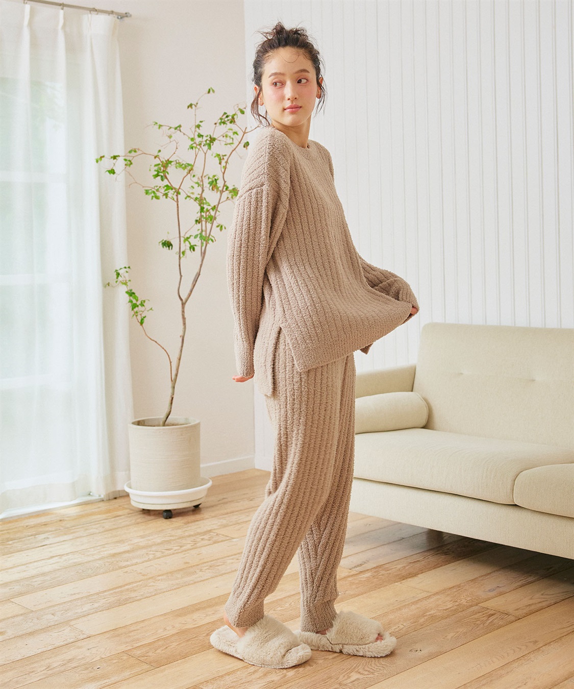 Life Style by cross marche 【LAFUKU/ラフク】腹巻き付きパジャマ パンツ×トップスルームウェアSET（上下セット）◆あったか・温活◆_sub_22