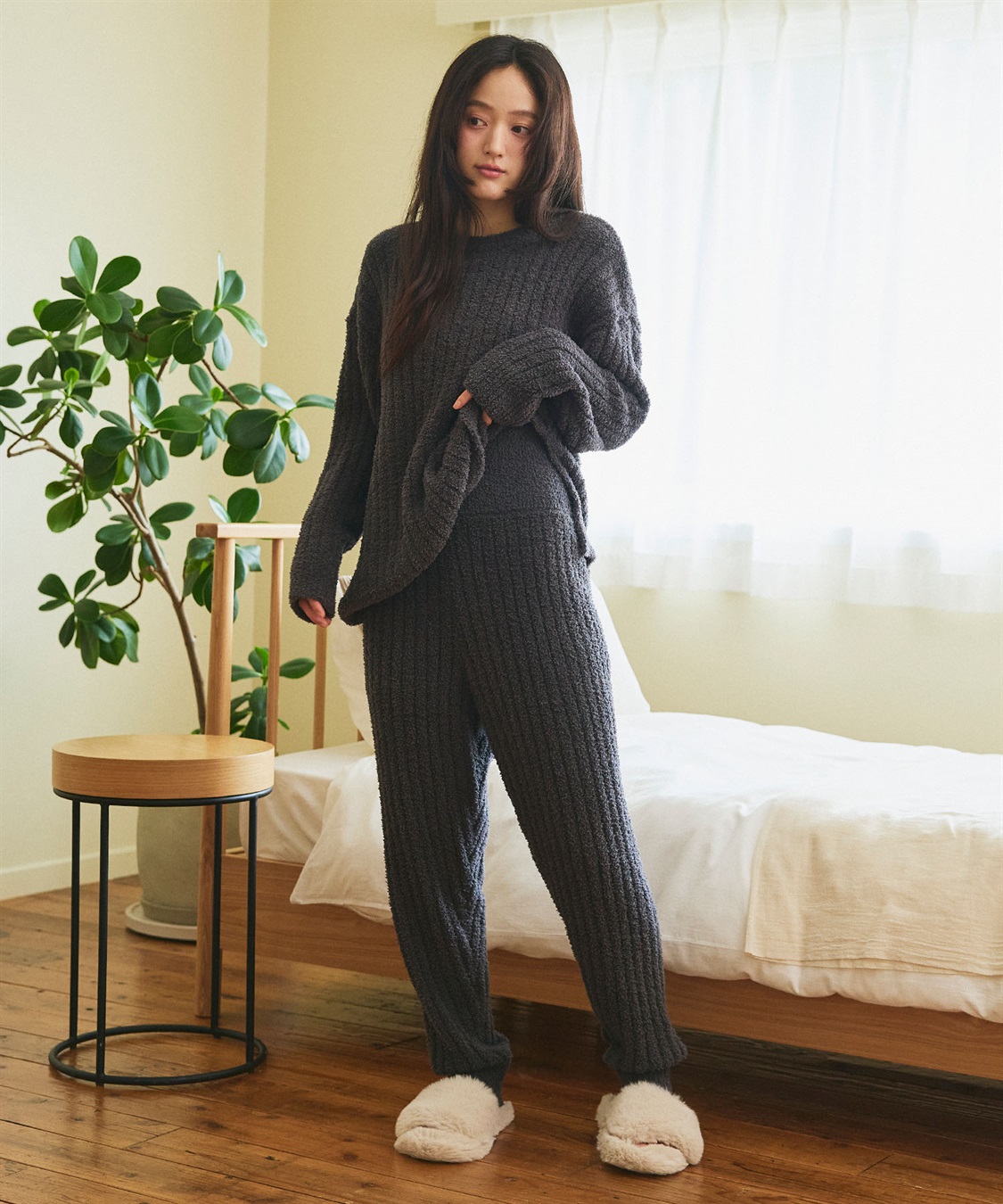 Life Style by cross marche 【LAFUKU/ラフク】腹巻き付きパジャマ パンツ×トップスルームウェアSET（上下セット）◆あったか・温活◆_sub_23