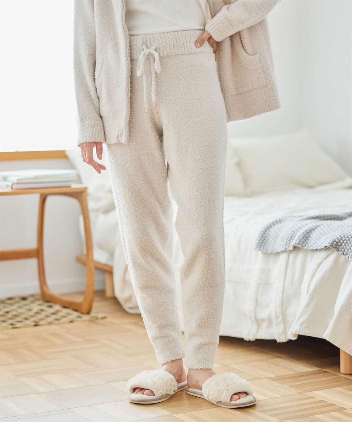 LAFUKU 【LAFUKU/ラフク】もちふわマシュマロニットジョガーパンツ/ルームウェア（上下別売り）_sub_3