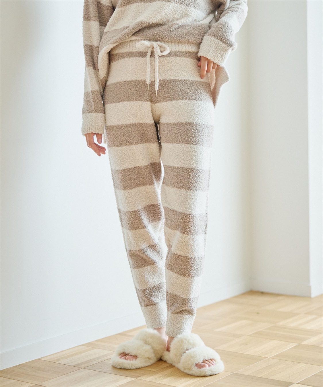LAFUKU 【LAFUKU/ラフク】もちふわマシュマロニットジョガーパンツ/ルームウェア（上下別売り）_sub_5