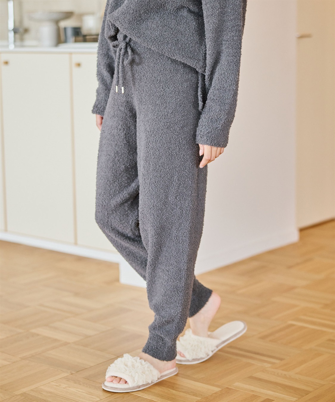 LAFUKU 【LAFUKU/ラフク】もちふわマシュマロニットジョガーパンツ/ルームウェア（上下別売り）_sub_6