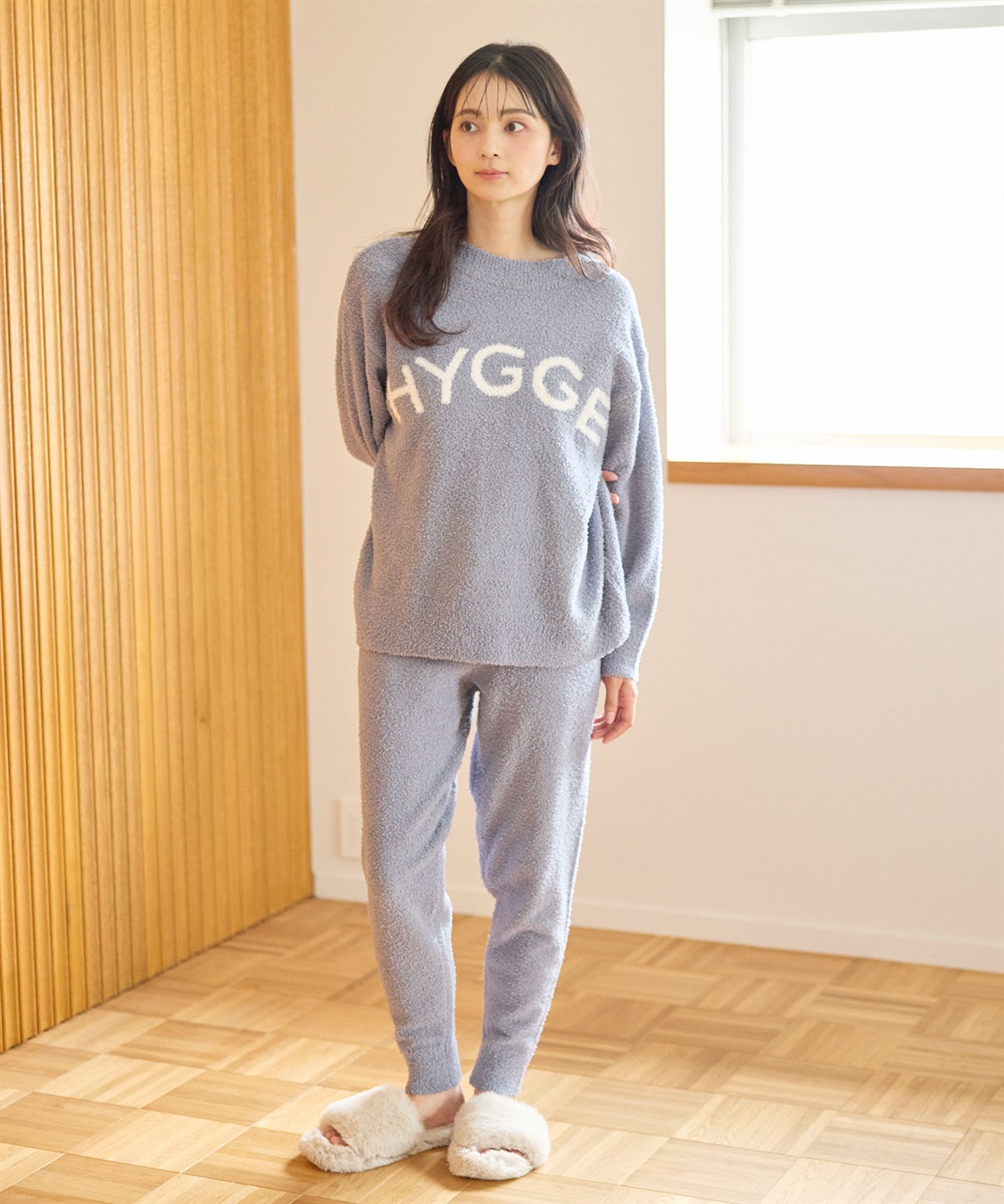 LAFUKU 【LAFUKU/ラフク】もちふわマシュマロニットジョガーパンツ/ルームウェア（上下別売り）_sub_8