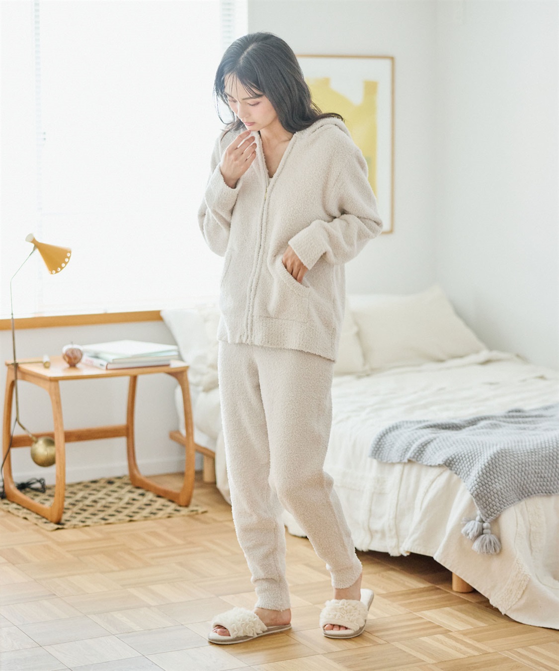 LAFUKU 【LAFUKU/ラフク】もちふわマシュマロニットジョガーパンツ/ルームウェア（上下別売り）_sub_11