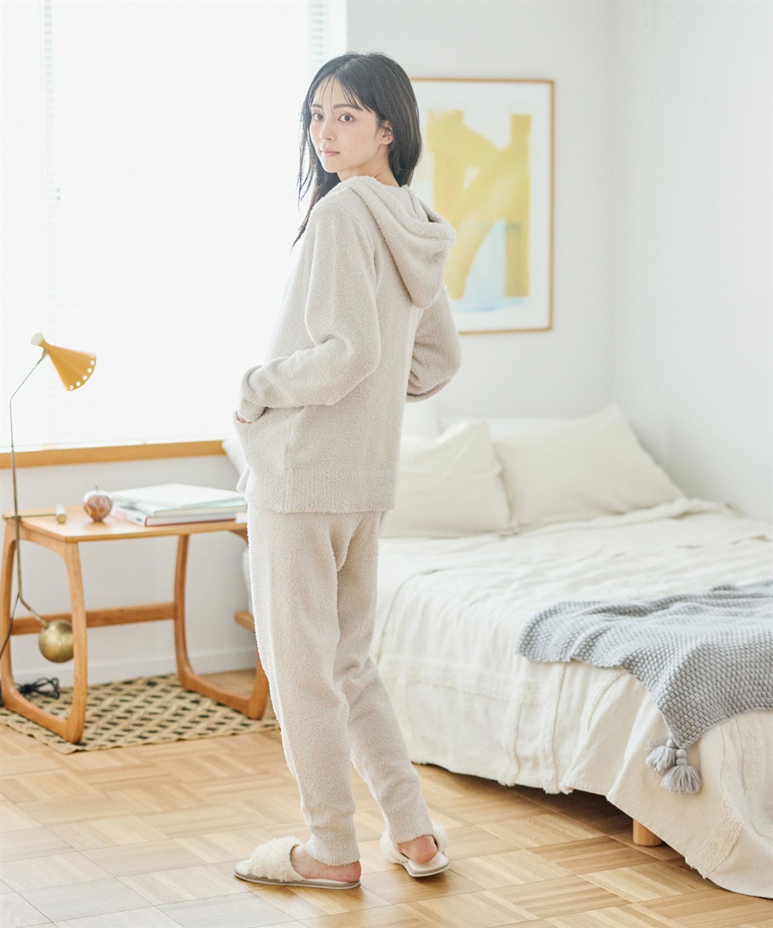 LAFUKU 【LAFUKU/ラフク】もちふわマシュマロニットジョガーパンツ/ルームウェア（上下別売り）_sub_18