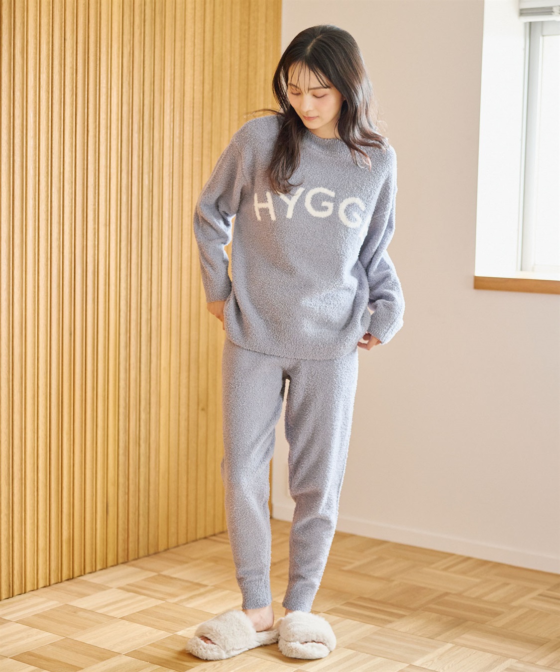 LAFUKU 【LAFUKU/ラフク】もちふわマシュマロニットジョガーパンツ/ルームウェア（上下別売り）_sub_21