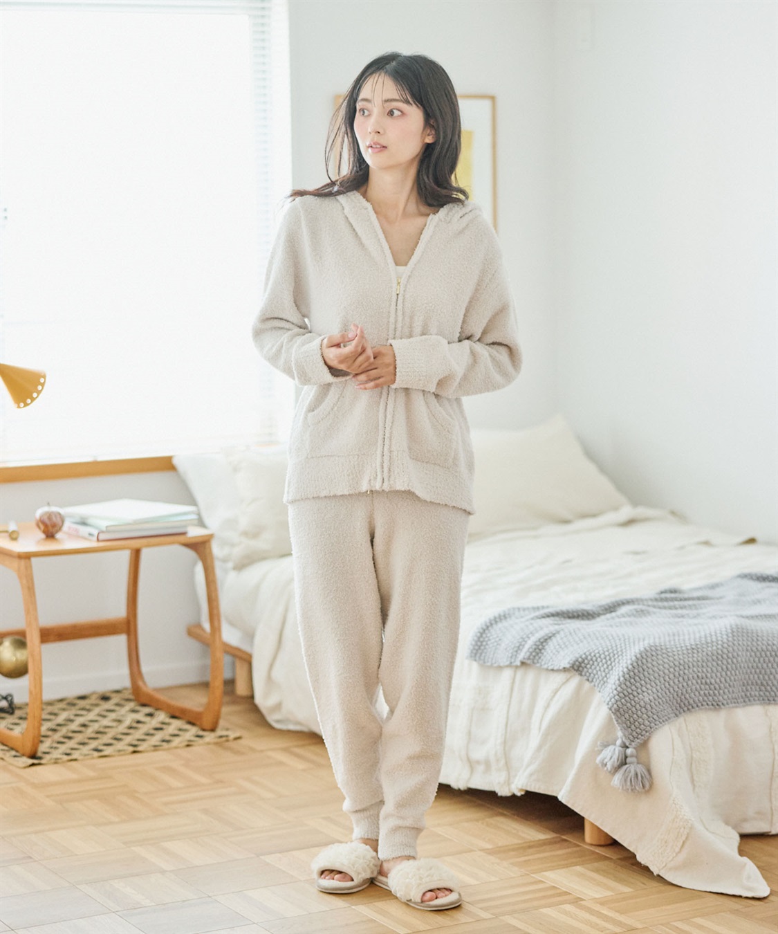 LAFUKU 【LAFUKU/ラフク】もちふわマシュマロニットジョガーパンツ/ルームウェア（上下別売り）_sub_24