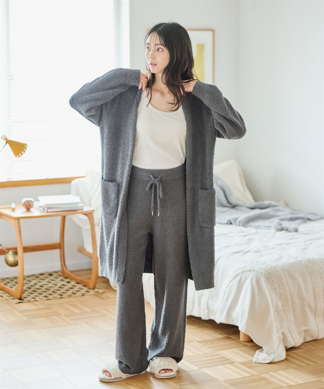 Life Style by cross marche 【LAFUKU/ラフク】もちふわマシュマロニットロングガウンカーディガン/ルームウェア（上下別売り）_sub_19