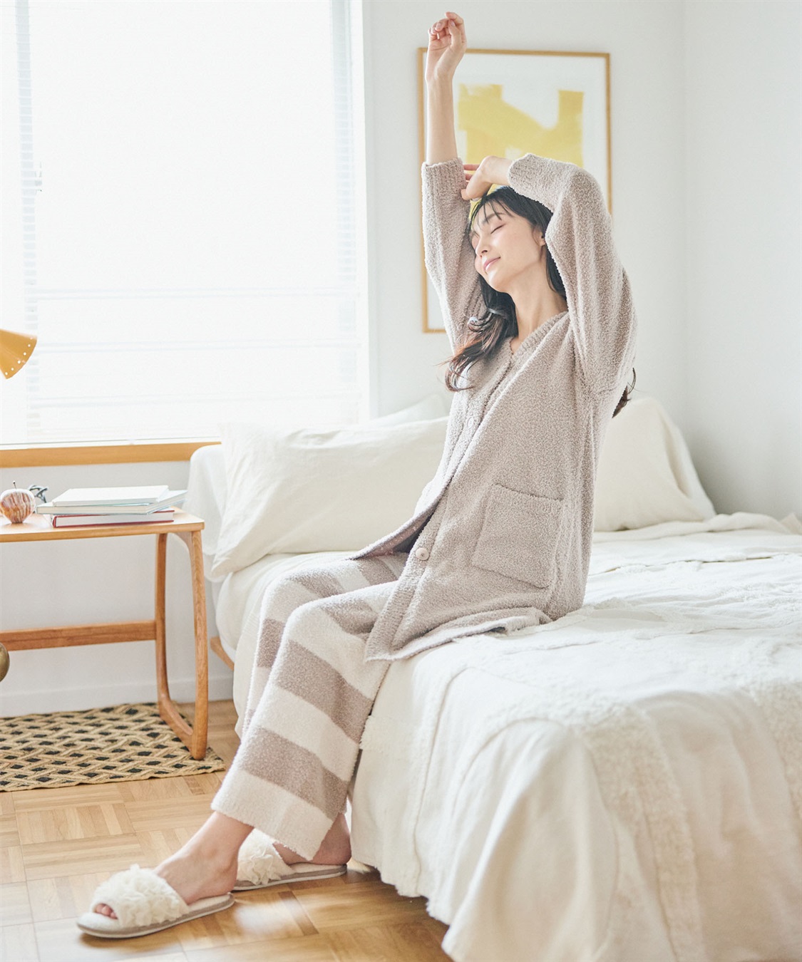 Life Style by cross marche 【LAFUKU/ラフク】もちふわマシュマロニットロングガウンカーディガン/ルームウェア（上下別売り）_sub_25