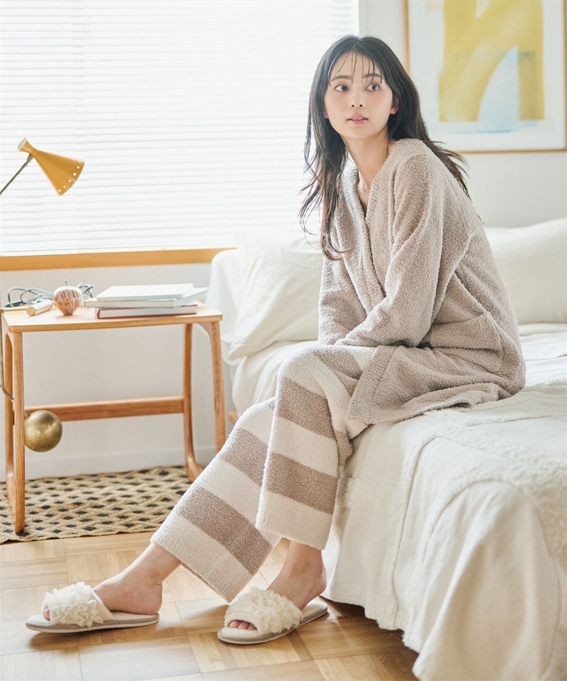 Life Style by cross marche 【LAFUKU/ラフク】もちふわマシュマロニットロングガウンカーディガン/ルームウェア（上下別売り）_sub_26