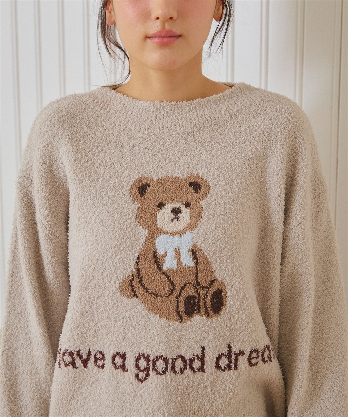 LAFUKU 【LAFUKU/ラフク】もちふわマシュマロニットアニマルジャガードトップス/ルームウェア（上下別売り）_sub_27