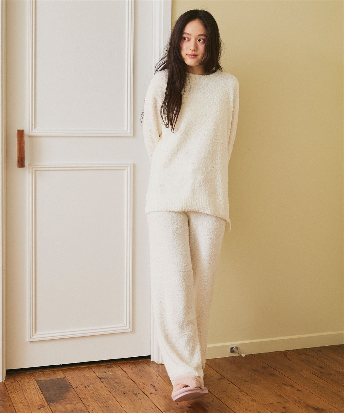 Life Style by cross marche 【LAFUKU/ラフク】マシュマロニットもちふわネップニットトップス/ルームウェア（上下別売り）_sub_8