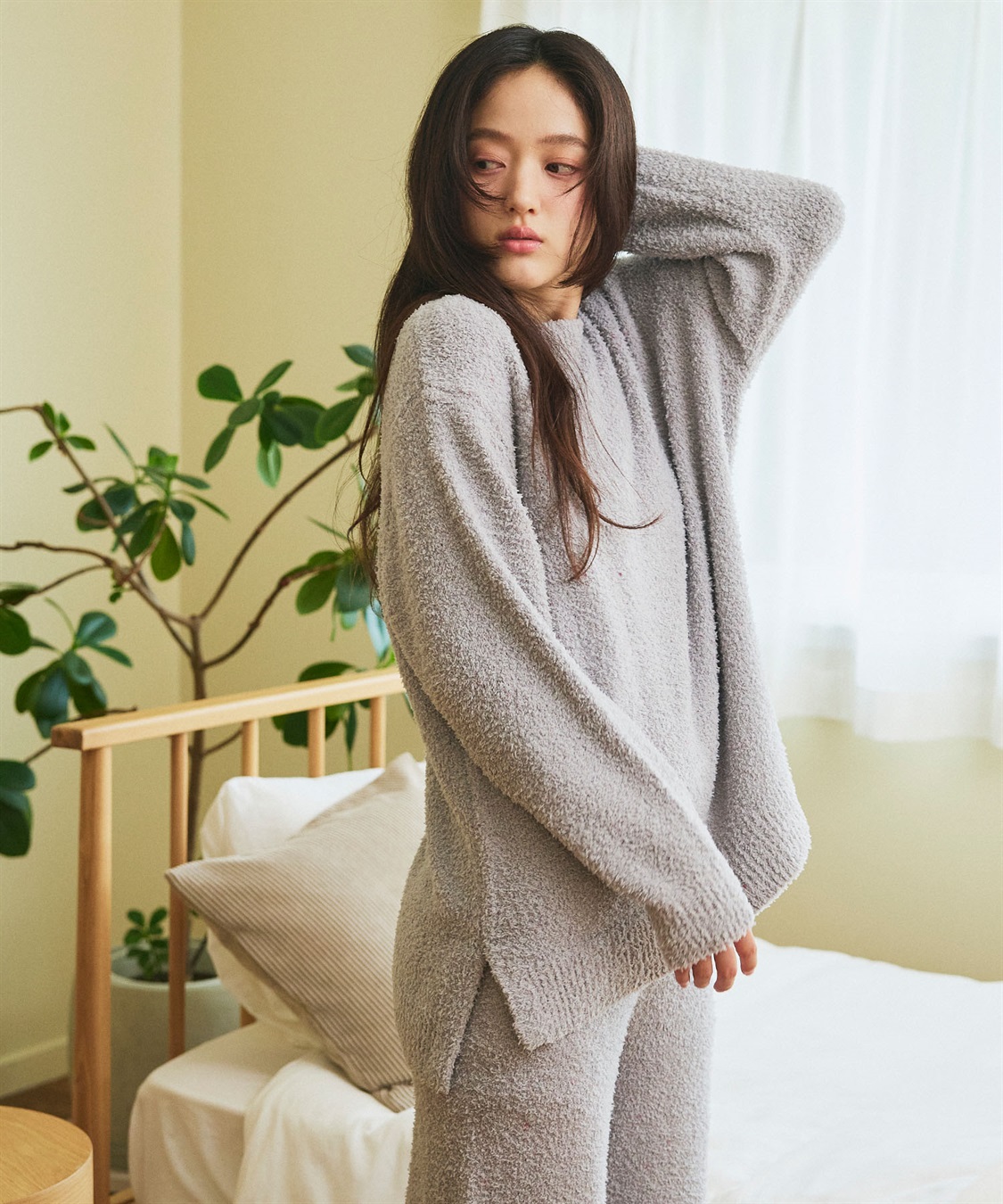 Life Style by cross marche 【LAFUKU/ラフク】マシュマロニットもちふわネップニットトップス/ルームウェア（上下別売り）_sub_11