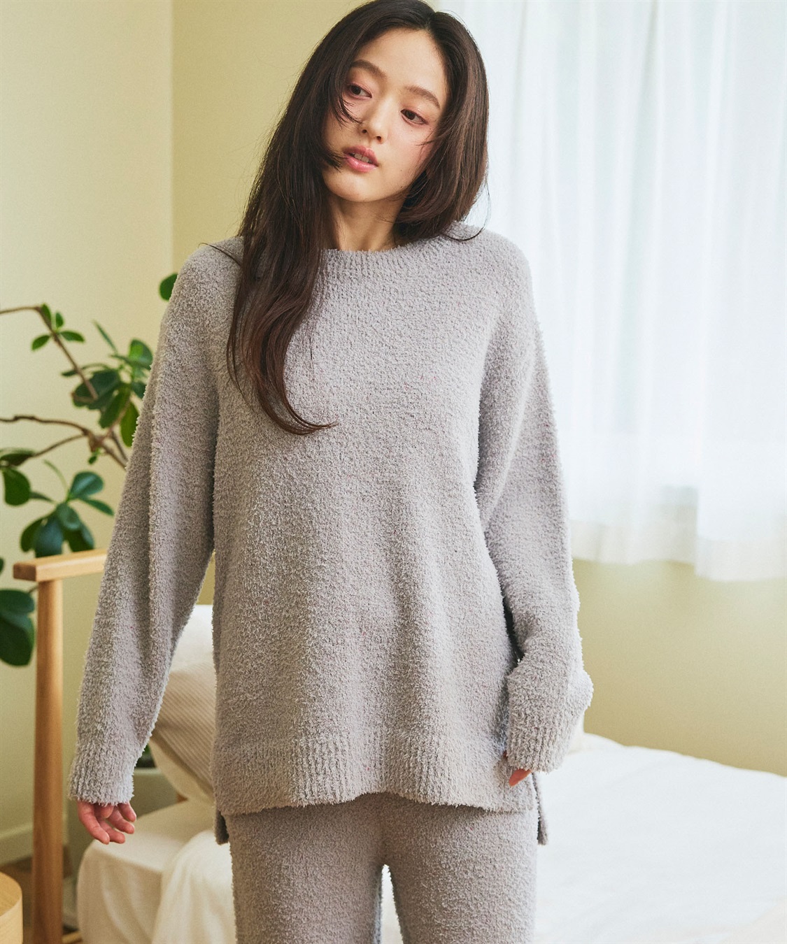 Life Style by cross marche 【LAFUKU/ラフク】マシュマロニットもちふわネップニットトップス/ルームウェア（上下別売り）_sub_12