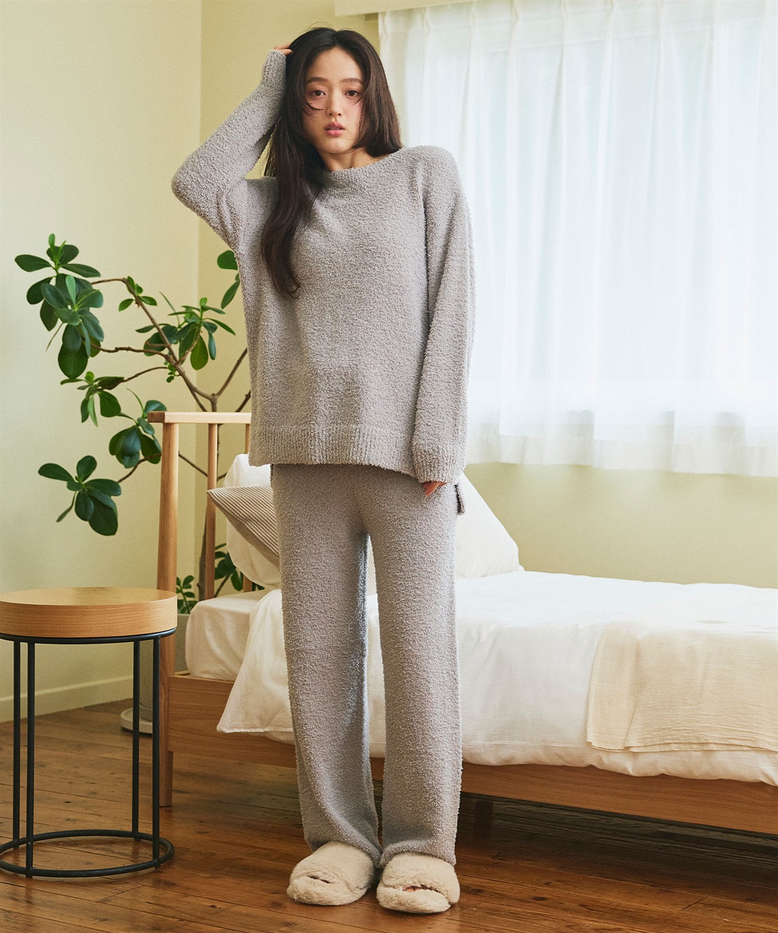 Life Style by cross marche 【LAFUKU/ラフク】マシュマロニットもちふわネップニットトップス/ルームウェア（上下別売り）_sub_13