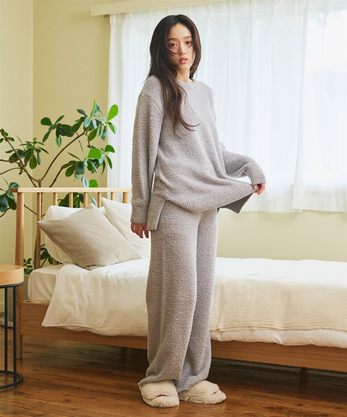 Life Style by cross marche 【LAFUKU/ラフク】マシュマロニットもちふわネップニットトップス/ルームウェア（上下別売り）_sub_14