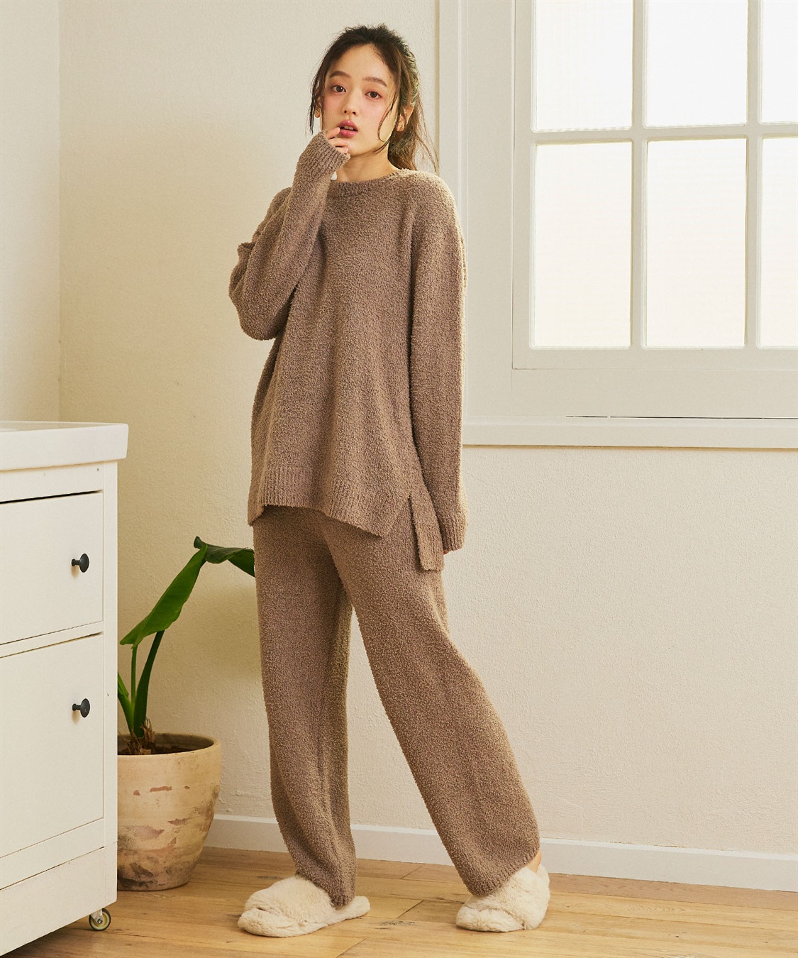 Life Style by cross marche 【LAFUKU/ラフク】マシュマロニットもちふわネップニットトップス/ルームウェア（上下別売り）_sub_28