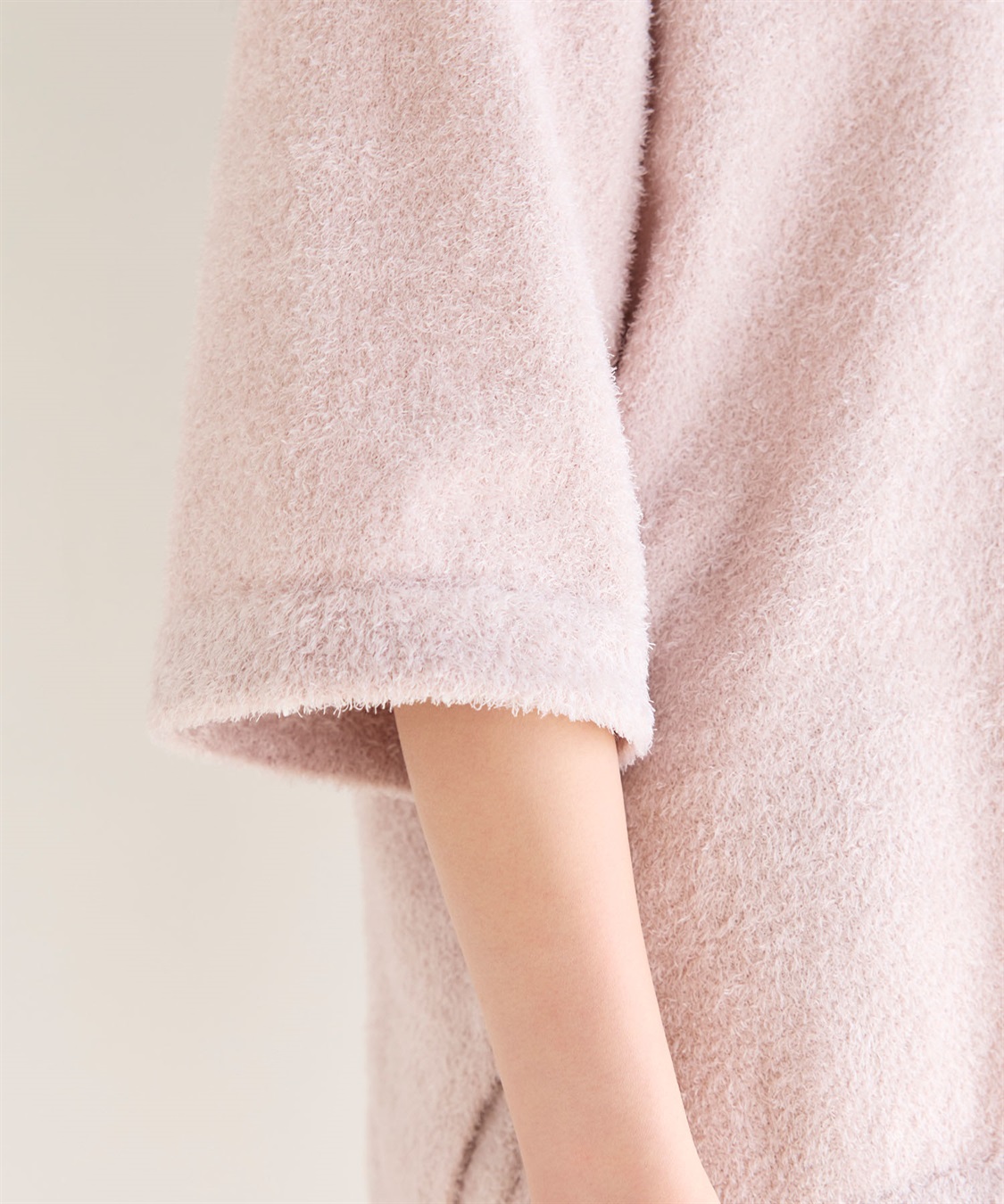 LAFUKU 【LAFUKU/ラフク】マシュマロタッチアニマルジャガード半袖プルオーバー&ショートパンツSET（ルームウェア/パジャマ）_sub_26