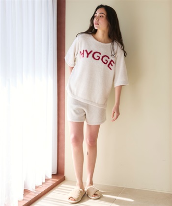 LAFUKU 【LAFUKU/ラフク】マシュマロタッチロゴジャガード半袖プルオーバー&ショートパンツSET（ルームウェア/パジャマ）_subthumb_15