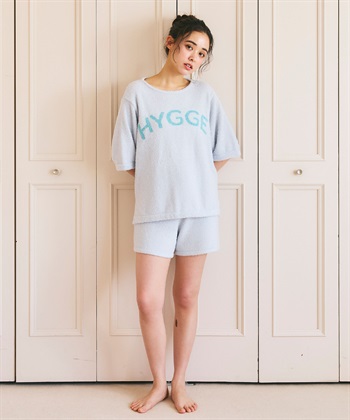 LAFUKU 【LAFUKU/ラフク】マシュマロタッチロゴジャガード半袖プルオーバー&ショートパンツSET（ルームウェア/パジャマ）_subthumb_23