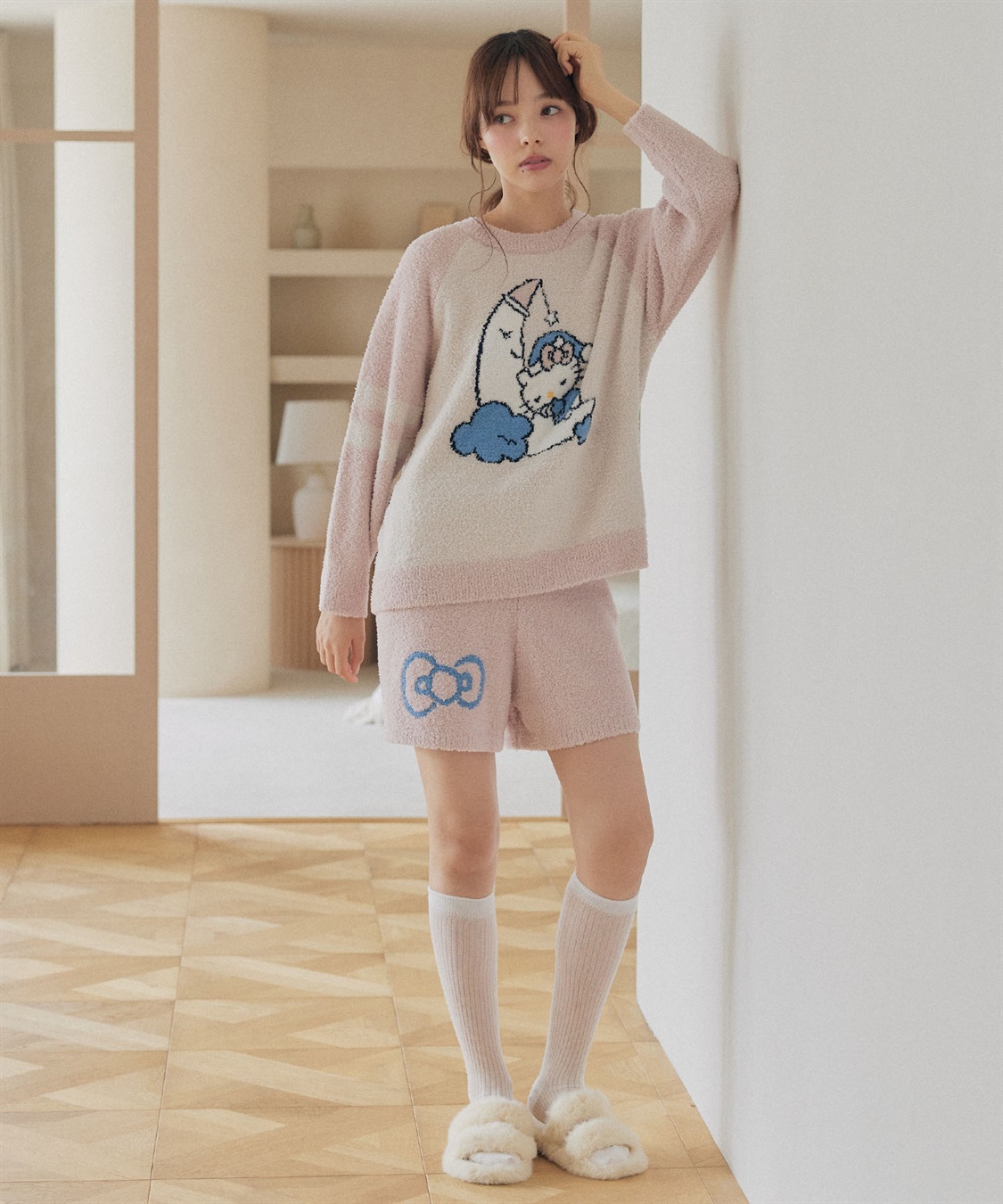 LAFUKU 【sanrio characters】ハローキティ/ましゅまろニットラグランプルオーバー（上下別売り）_sub_10