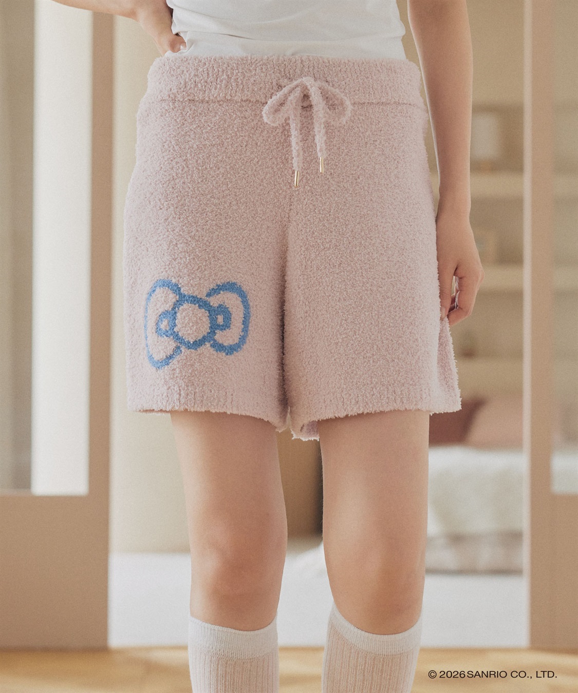LAFUKU 【sanrio characters】ハローキティ/ましゅまろニットショートパンツ（上下別売り）_sub_1