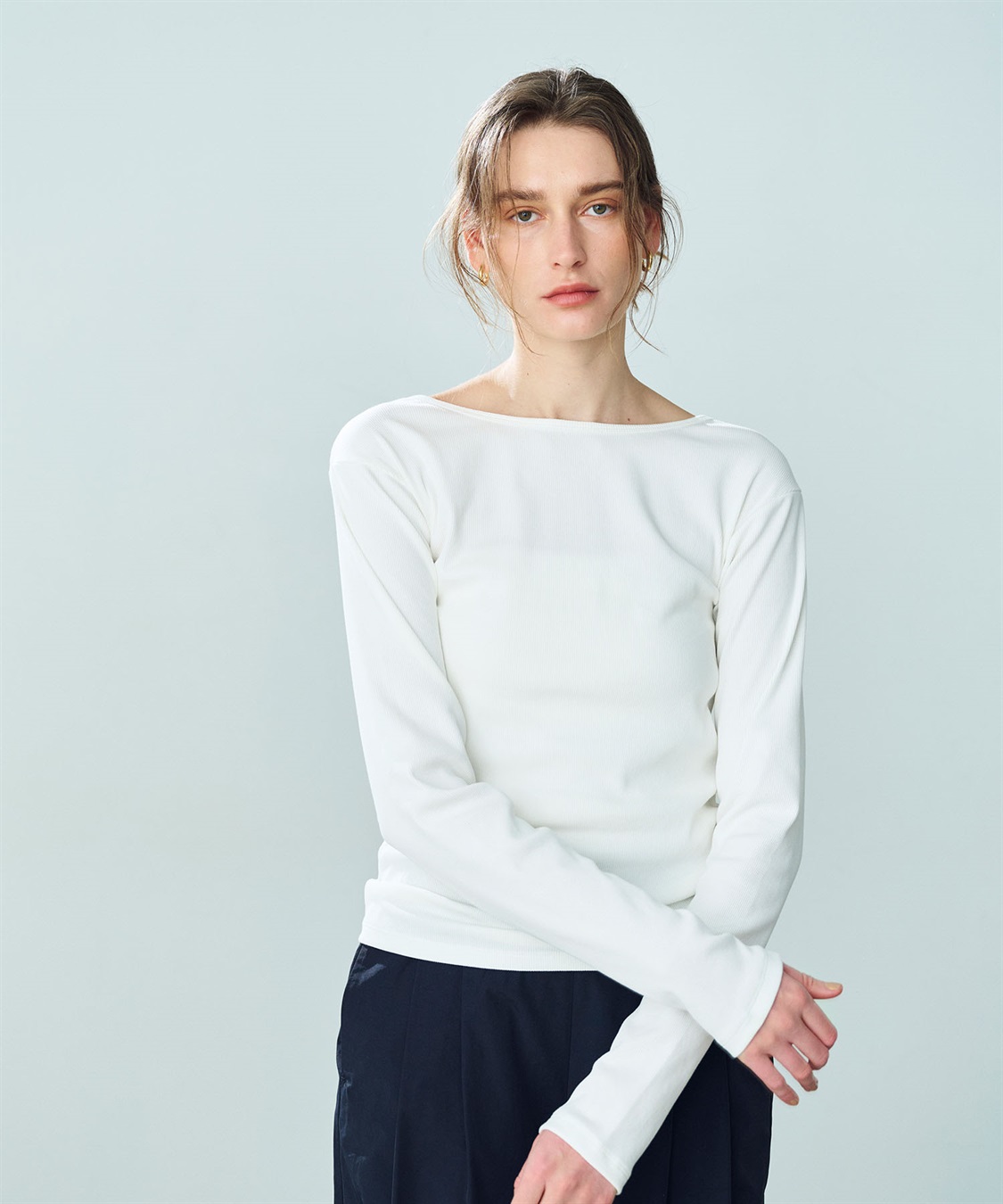 N.O.R.C テレコボートネックプルオーバー_sub_8