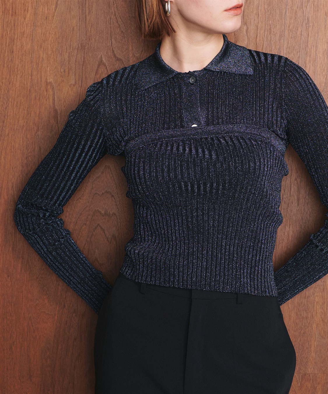 ラメリブニットビスチェ N.O.R.C｜クロスプラス公式通販サイト