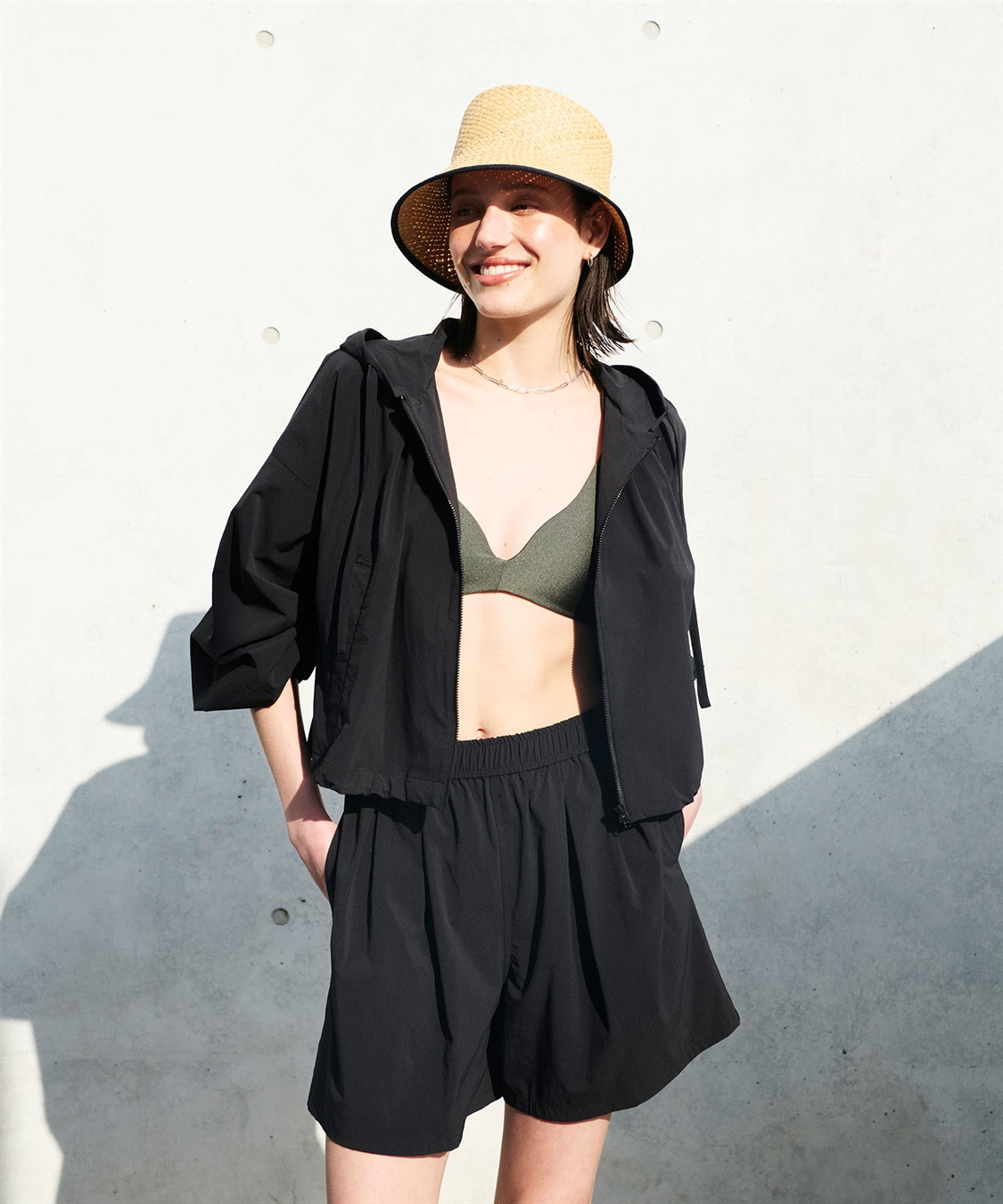 ラッシュガードショートフーディ N.O.R.C｜クロスプラス公式通販サイト