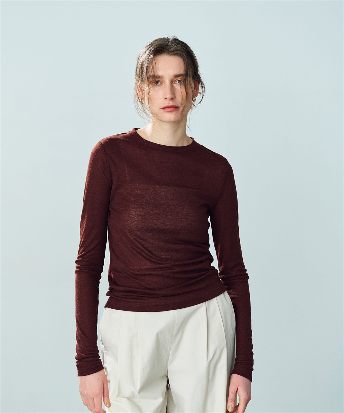 N.O.R.C シアーテレコロングスリーブトップス_sub_9