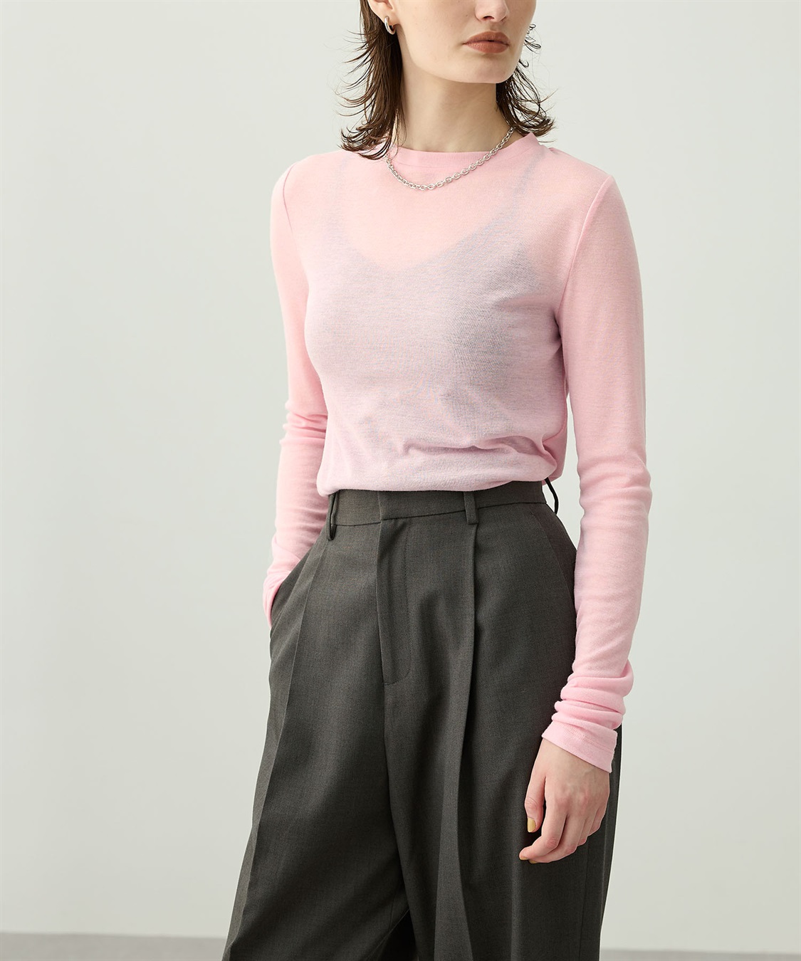 N.O.R.C シアーテレコロングスリーブトップス_sub_17