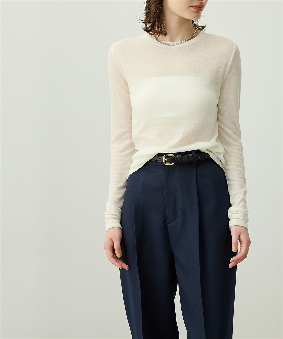 N.O.R.C シアーテレコロングスリーブトップス_sub_21