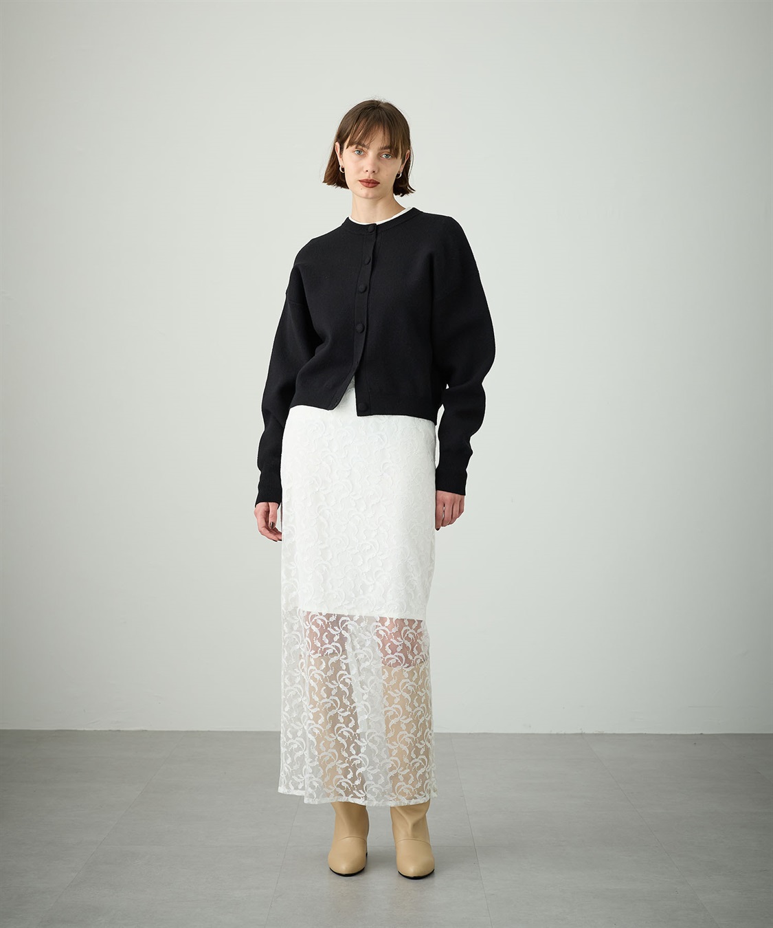 N.O.R.C リリーレースタイトスカート_sub_4