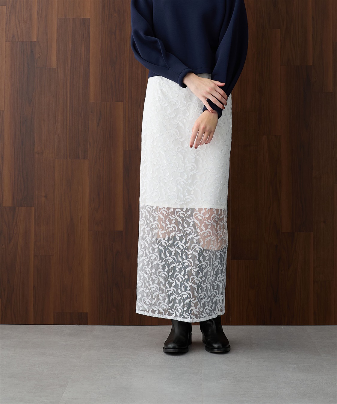 N.O.R.C リリーレースタイトスカート_sub_6