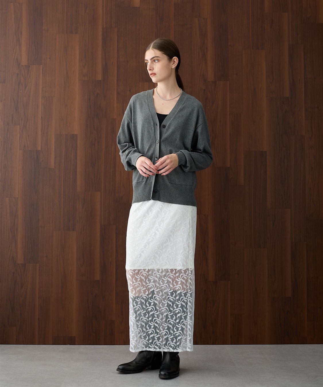 N.O.R.C リリーレースタイトスカート_sub_8