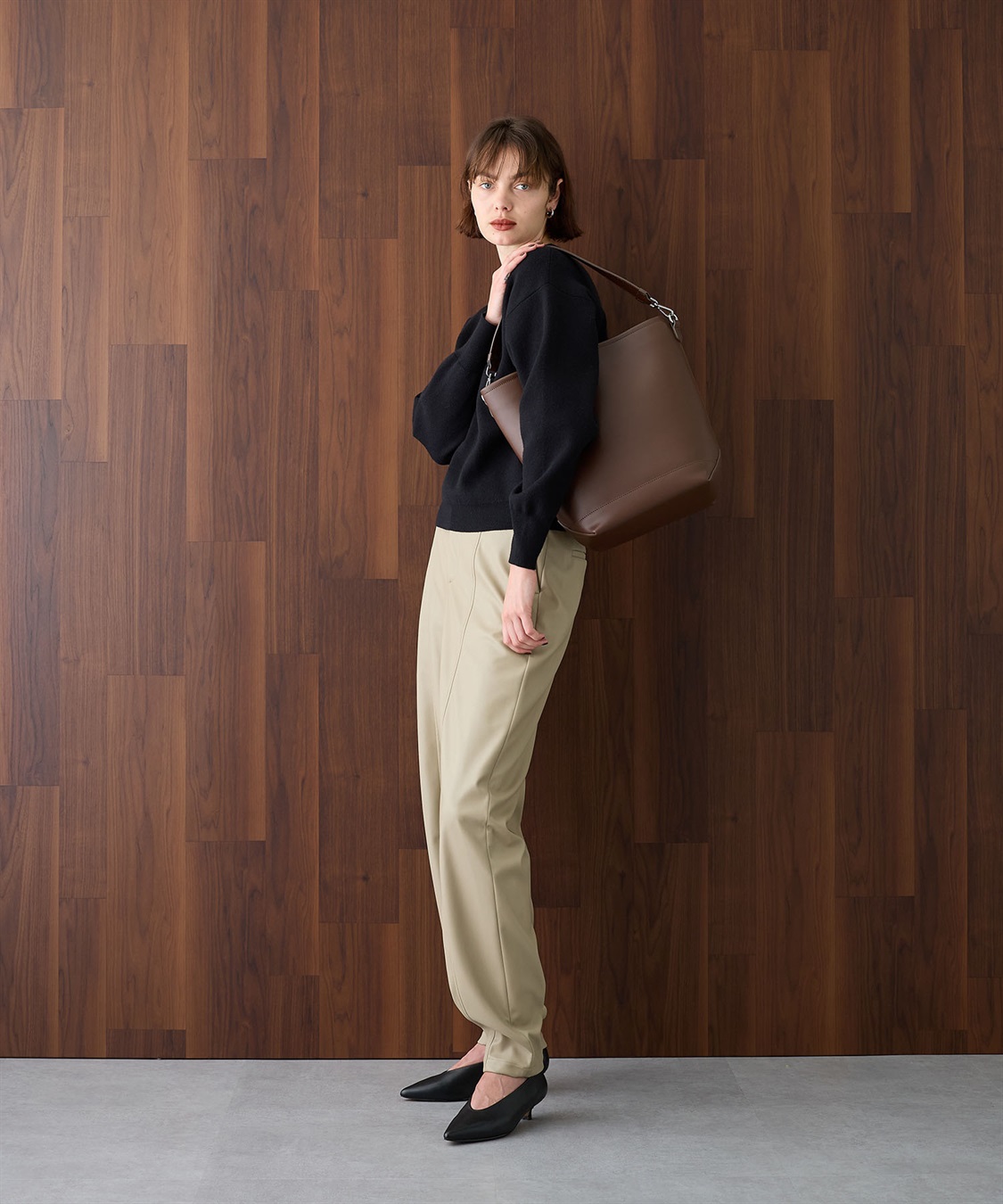 N.O.R.C 【LA SCAIA】レザーバケットBAG_sub_2