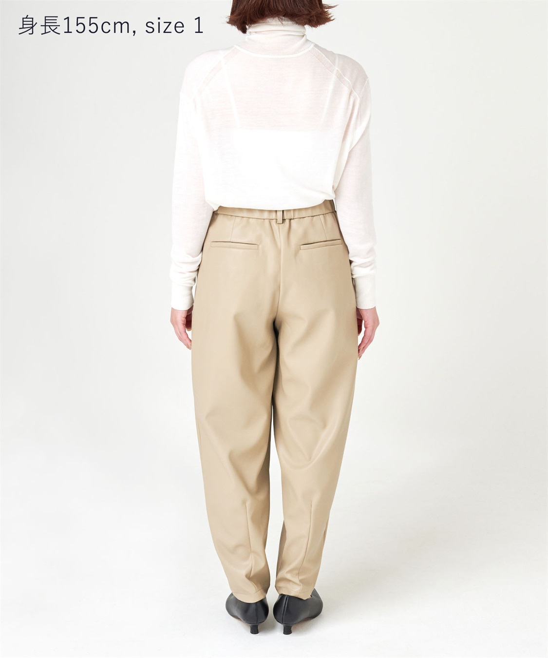 N.O.R.C フェイクレザーバレルパンツ_sub_8