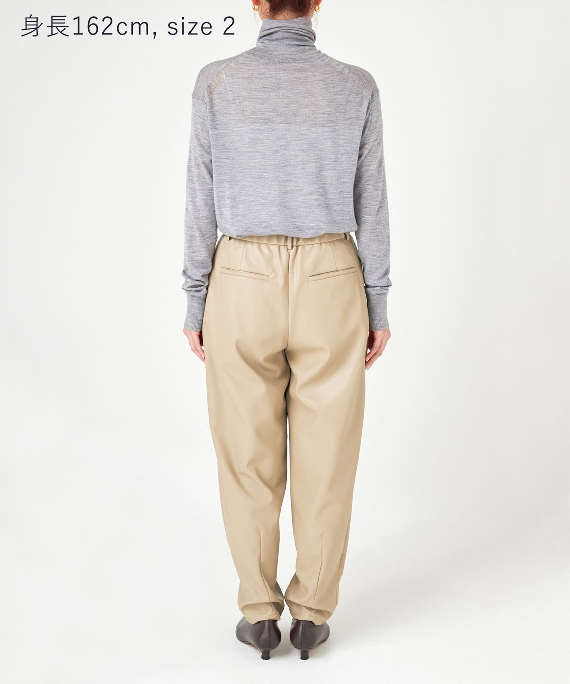 N.O.R.C フェイクレザーバレルパンツ_sub_10