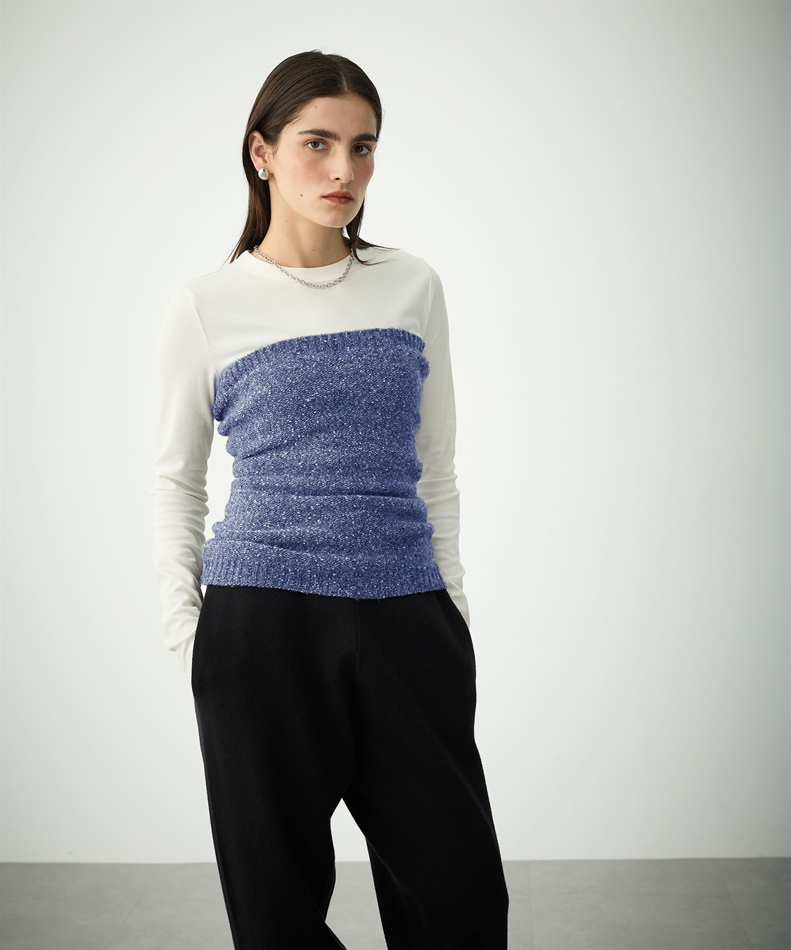 N.O.R.C スパングルニットベアトップ_sub_1